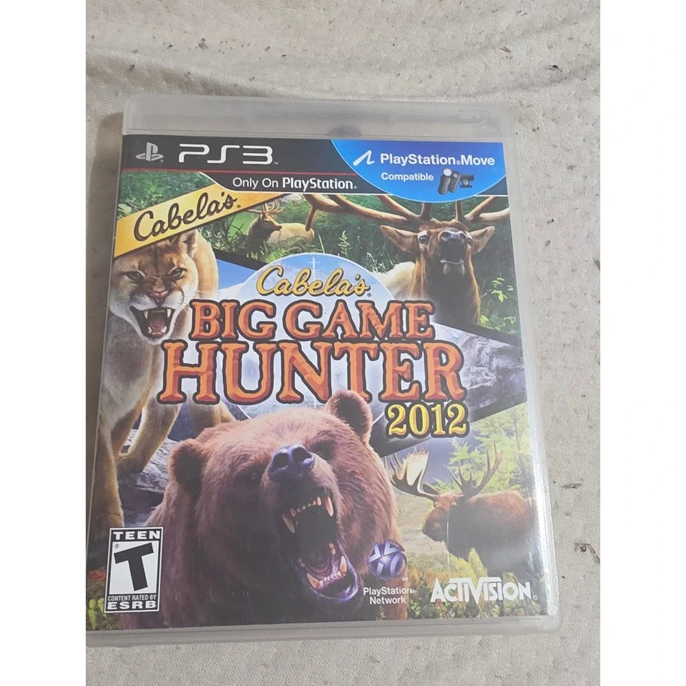 Cabelas Big Game Hunter 2012 Sony PS3 PlayStation 3 Activision Hunting Game‎